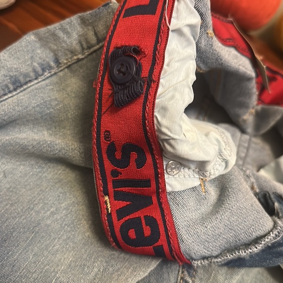Levi’s 511 Jeans Boys 10 Reg 25x26 Light Wash Adjustable Waist Denim Pants - Picture 9 of 13